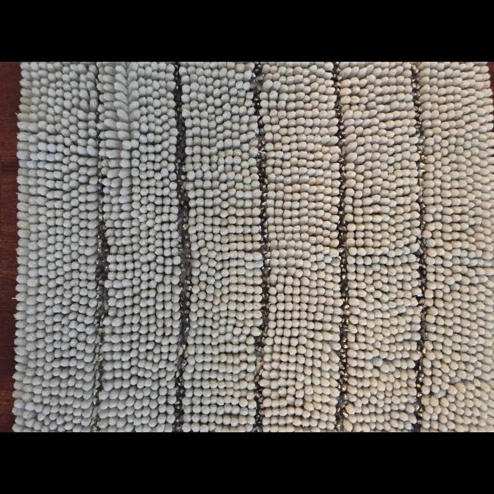 Juicy couture chenille bath rug, NWT